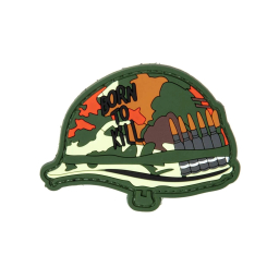 3D Patch - Born To Kill Helmet