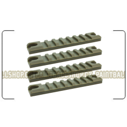 Plastic Rail Short - set of 4 (DE)