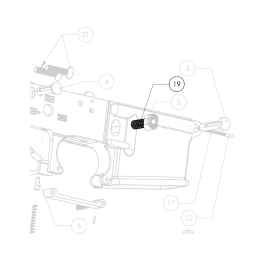 AR11A505 T15 Mag Release Bar Spring