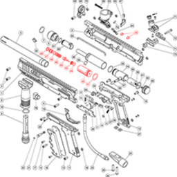 SW-1 Part# 38-41 + 43-49 Valve Assembly