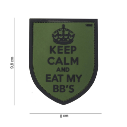 Patch 3D PVC Keep calm