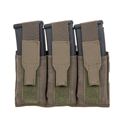 Triple magazine Pouch with flap - Ranger Green