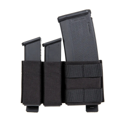 Double Type Magazine Pouch Combo - Black