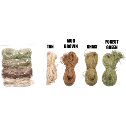 Jute Camouflage Set, Colour mix