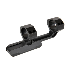 One-piece angled scope mount, 29/24 mm - Black