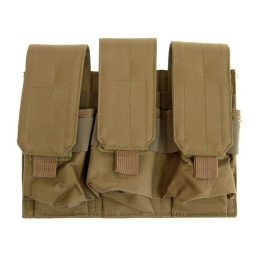 GFC Triple pouch for M4/M16 type magazines - tan