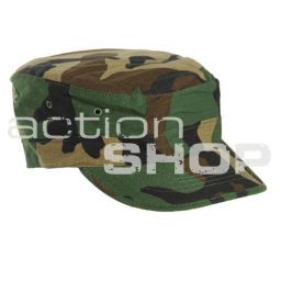 Mil-Tec US BDU Patrol Cap, Rip-Stop Woodland XL