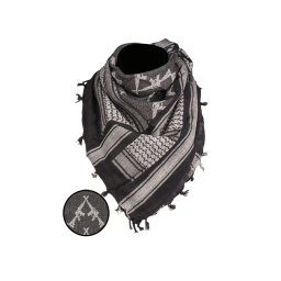 Shemagh Scarf Rifles, black/white