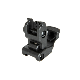 Flip-Up Rear Sight for AR15 SA EDGE Replicas - Black