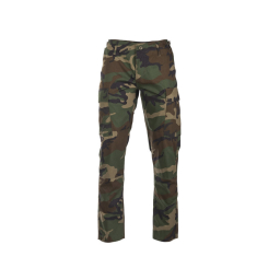 US Polní kalhoty 'SLIM FIT' BDU R/S - Woodland