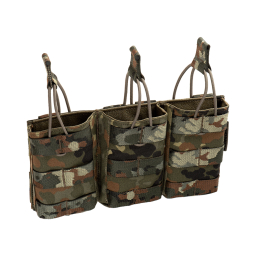 Open Triple AR15 Mag Pouch, Core - Flecktarn