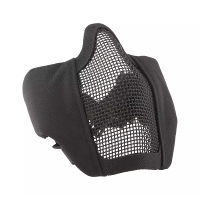                             Stalker Evo face mask, helmet mount - Black                        