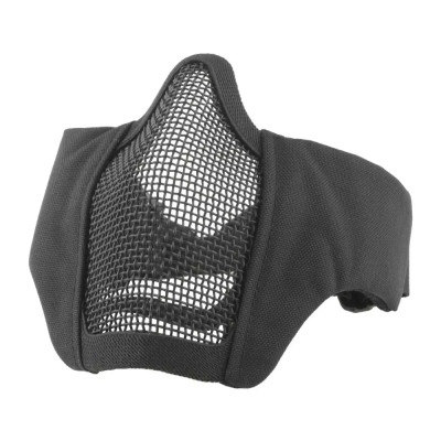 Stalker Evo face mask, helmet mount - Black                    