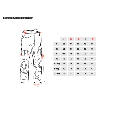                             Bojové kalhoty Predator - Multicam                        