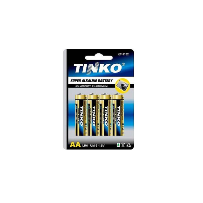 AA Batteries, 1,5V (LR6) Alkaline, 4pcs                    