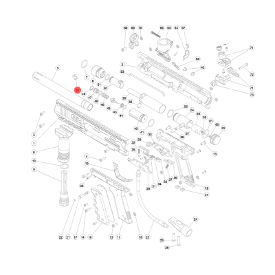 SW-1 Part# 52 Ball Detent                    