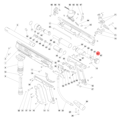 SW-1 Part# 60 Hammer Spring Strut                    