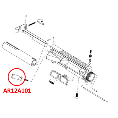 AR12A101 Tiberius T15 Forward Assist Button                    