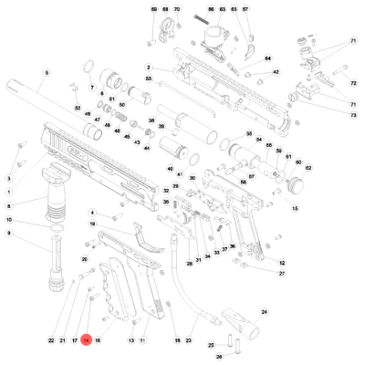 SW-1 Part# 14 Frame Retention Screw                    