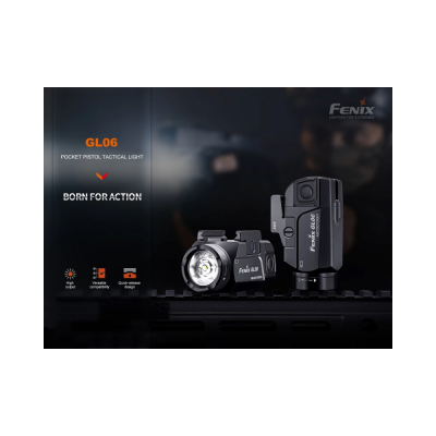                             Pistol Flashlight Fenix GL06 - Black                        