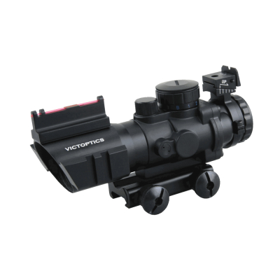 C1 Fiber Sight 4x32 Prism Riflescope - Black                    