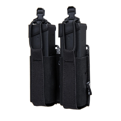 Flexible double pistol pouch                    