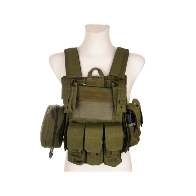 GFC MOLLE Tactical vest CIRAS Maritime type w/pockets -Olive                    