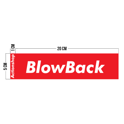 &quot;Blowback&quot; Sticker                    