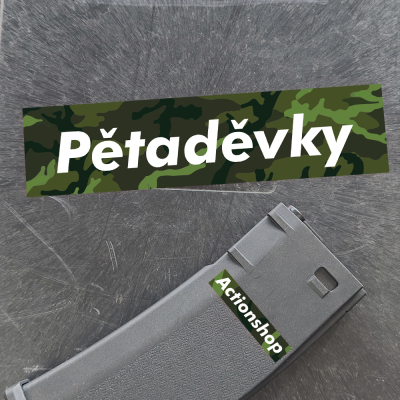 Samolepka &quot;Pětaděvky&quot;                    