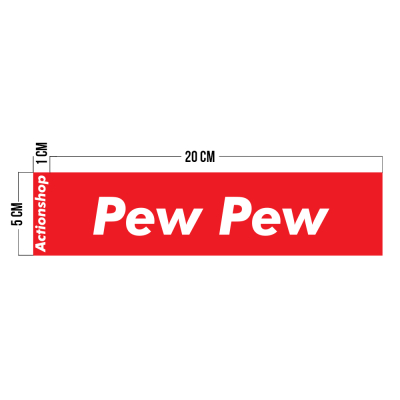                             &quot;Pew Pew&quot; Sticker                        