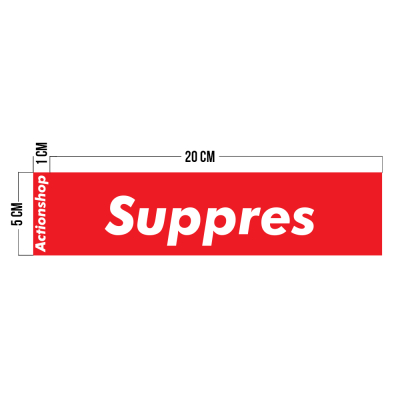 &quot;Suppres&quot; Sticker                    