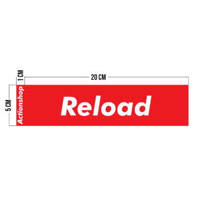                             Samolepka &quot;Reload&quot;                        