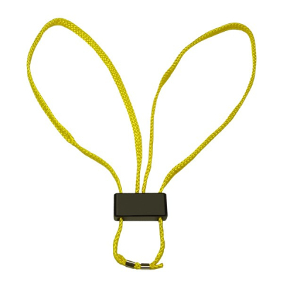 Disposable textile shackles (5pcs) yellow                    