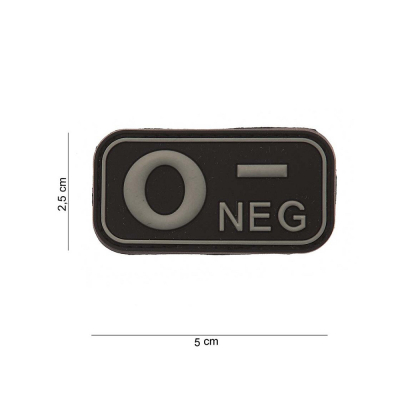                             Patch 3D PVC Blood Type                        