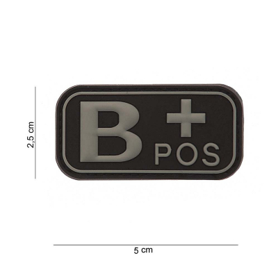                             Patch 3D PVC Blood Type                        