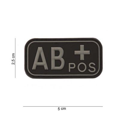                             Patch 3D PVC Blood Type                        