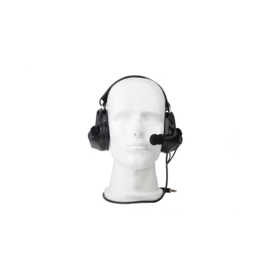                             Comtac II Headset Military Standard Plug - Black                        