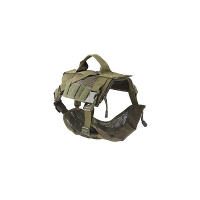 Tactical Dog Harness, Olive Drab                    