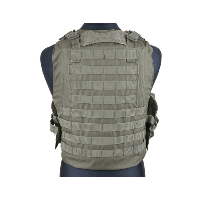                             Tactical armour vest type FSBE, OD / with pouches                        