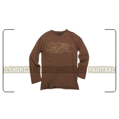 T-Shirt Overgrowth L/S chocolate - výprodej                    