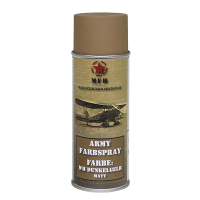 Spray paint ARMY, 400ml, dark yellow                    