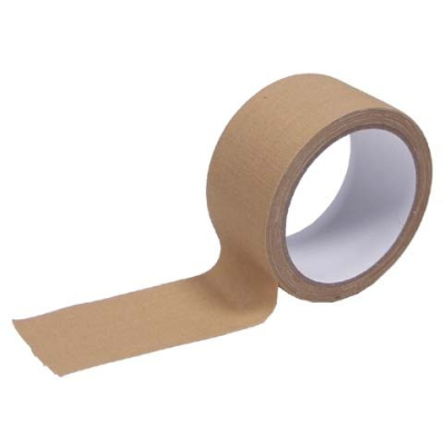 Adhesive tape cloth, 5 cm x 10 m, Khaki                    