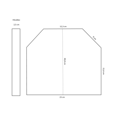                             Set of soft SAPI dummy plates                        