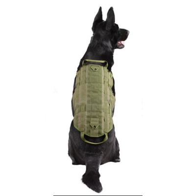 Tactical harness for dog, size M, olive                    