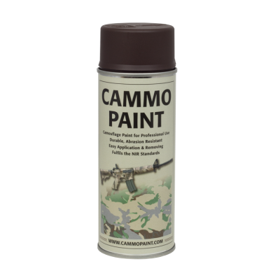 Cammo Paint spray dark brown                    