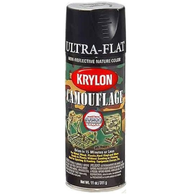 KRYLON camo spray black                    