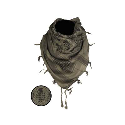 Shemagh Scarf Pineapple, OD/black                    