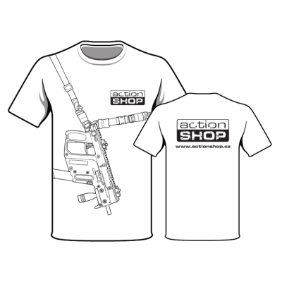 T-shirt Vector sling white                    