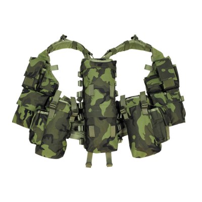 MFH Tactical Vest, CZ Camo with various pockets                    