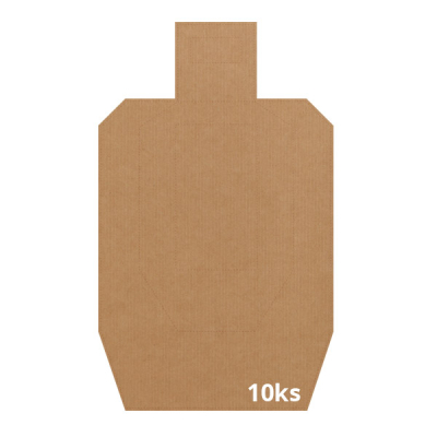 Cardboard Shooting Target IDPA/LOS set 10pcs                    